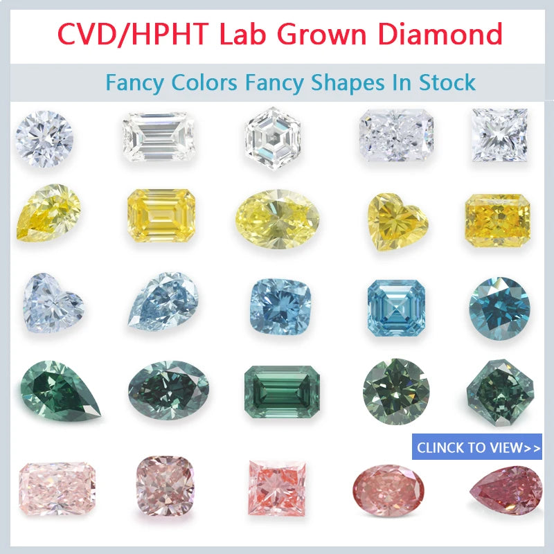 Premium VS1 Clarity CVD Lab Grown Loose Diamond - Square Shape, Pink Color with Gemstone Certificate | Perfect for Wedding Jewelry, Engagement Rings & Fine Jewelry Making