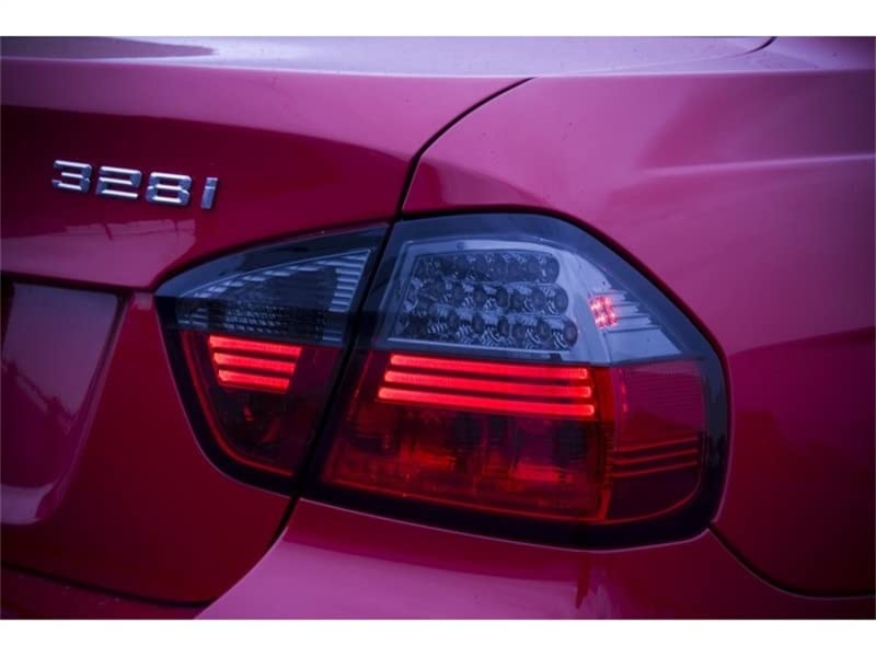 Spyder Auto 5000910 LED Tail Lights - Red/Smoked Lens - Compatible with Select Car Models - Enhance Visibility & Style for Night Driving & Custom Car Builds
