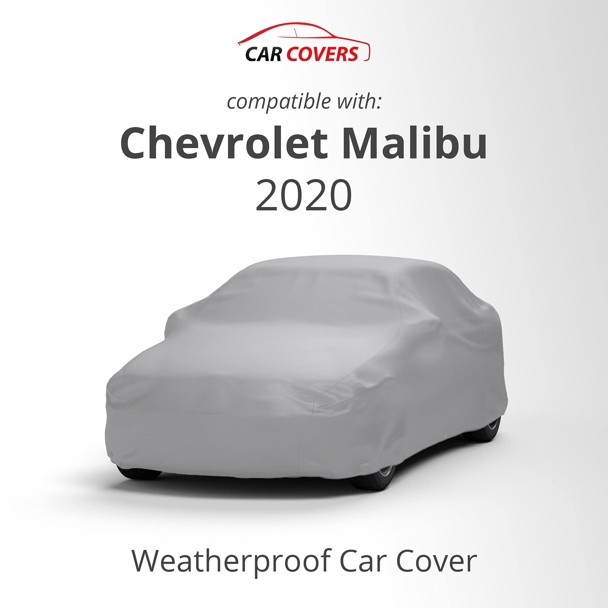 2020 Chevrolet Malibu Weatherproof Car Cover with Theft-Proof Cable Lock - Heavy Duty Outdoor Protection Against Rain, Sun & Snow - Perfect for Garage, Driveway & Long-Term Parking