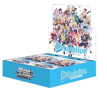 Weiss Schwarz Hololive Production Booster Box - Japanese Version (Factory Sealed, 1 Box) | Anime Trading Card Game for Collectors & Players | Perfect for Tournaments, Gifts & Display