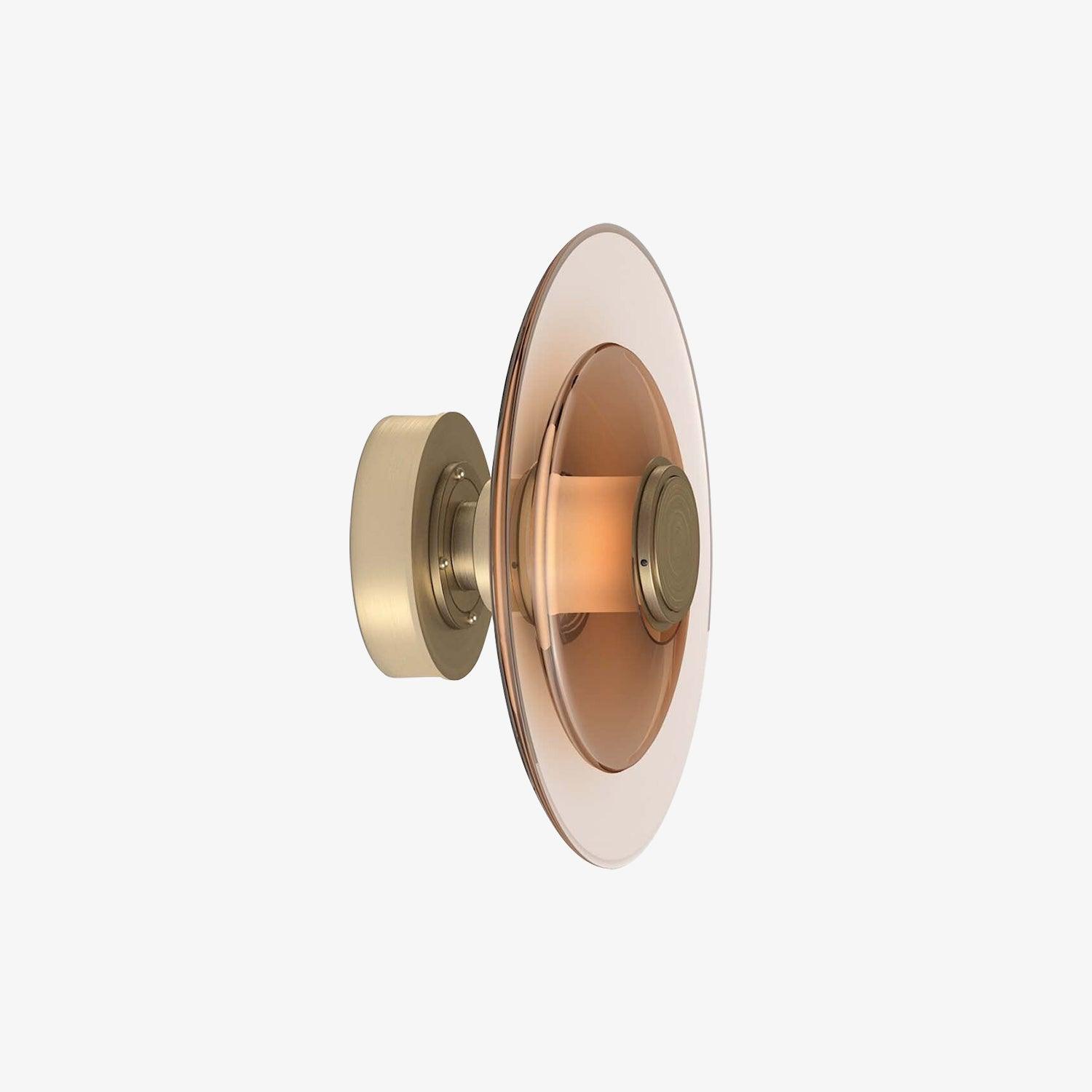 Luna A Disc Sconce Wall Light - Modern LED Wall Lamp for Bedroom, Living Room, Hallway - Dimmable Indoor Lighting Fixture with Adjustable Arms