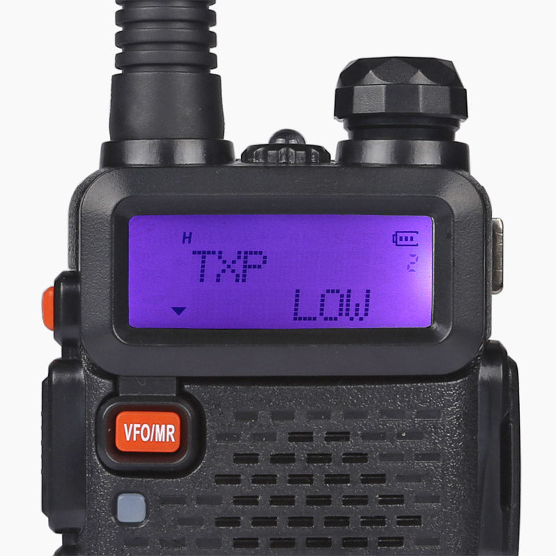 Baofeng UV-5RTP Dual Band Two Way Radio | 8W/4W/1W Tri-Power | USB Programming Cable Included | Ideal for Hiking, Camping & Emergency Communication
