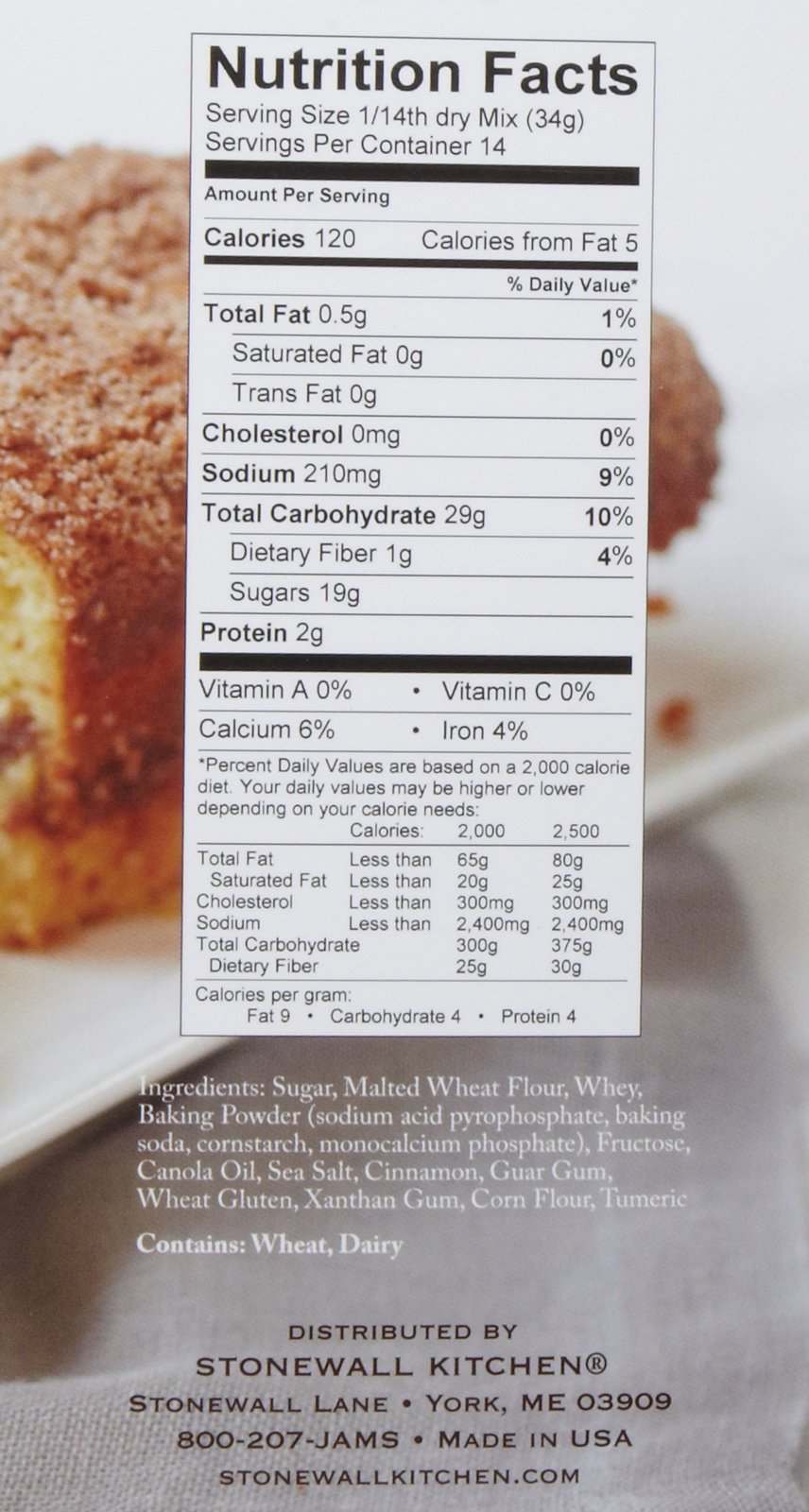 Stonewall Kitchen Cinnamon Swirl Quick Bread Mix - 17 oz Pack | Easy Homemade Cinnamon Bread for Breakfast, Brunch & Holiday Baking