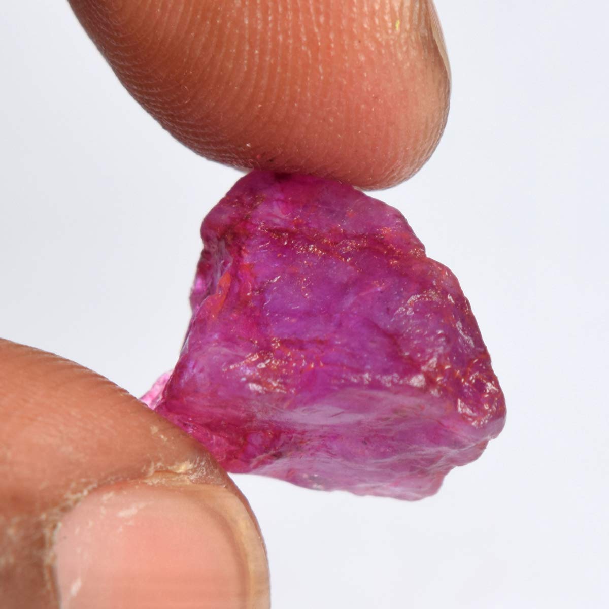 10.00 Ct Natural Raw Red Ruby Gemstone - Unheated & Untreated Healing Crystal for Meditation, Chakra Balancing & Jewelry Making