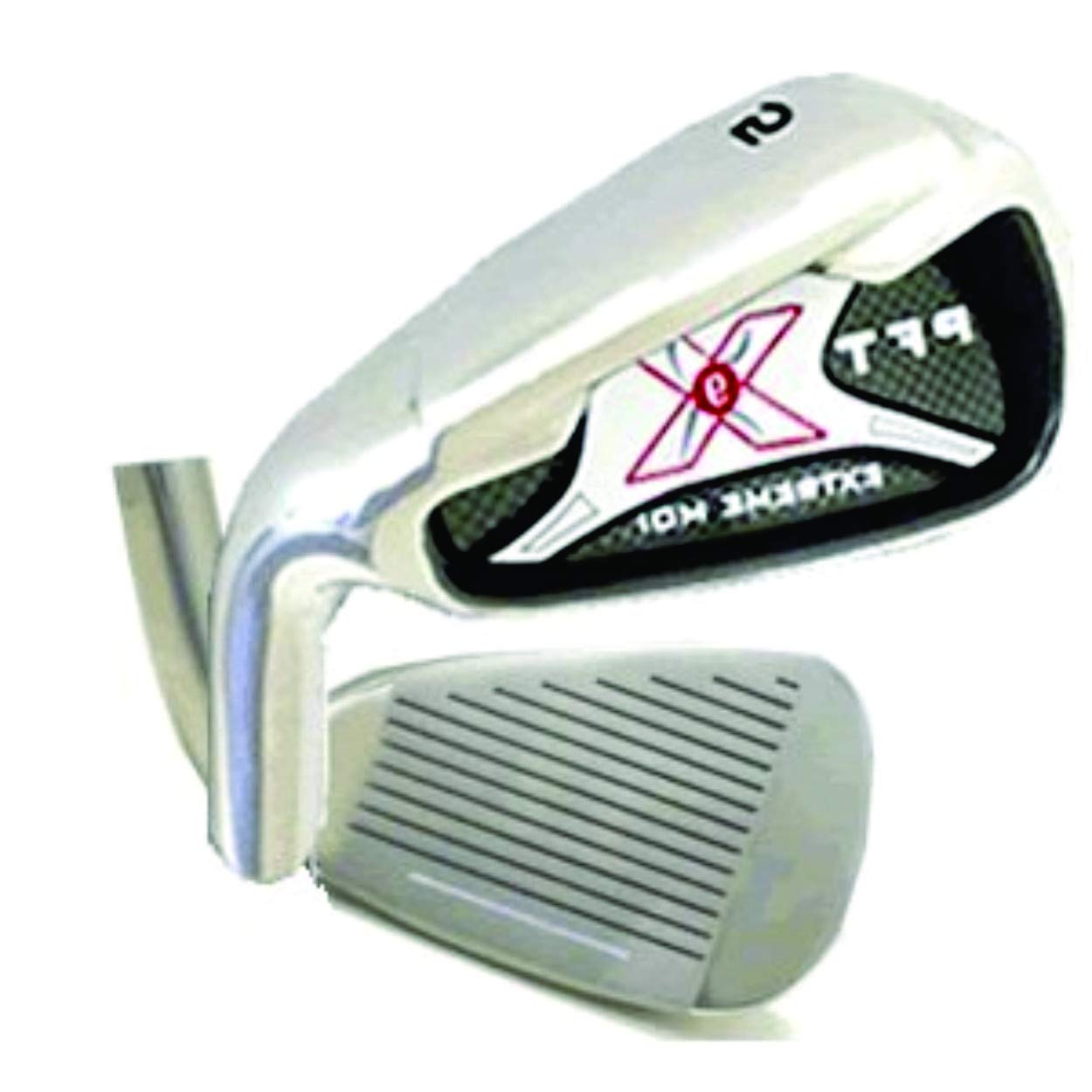 Left Handed PFT X9 Extreme MOI Iron Set for Women - 8-Piece Golf Clubs (4-SW) with Lady Flex Shaft - Perfect for Petite Players 5' to 5'3
