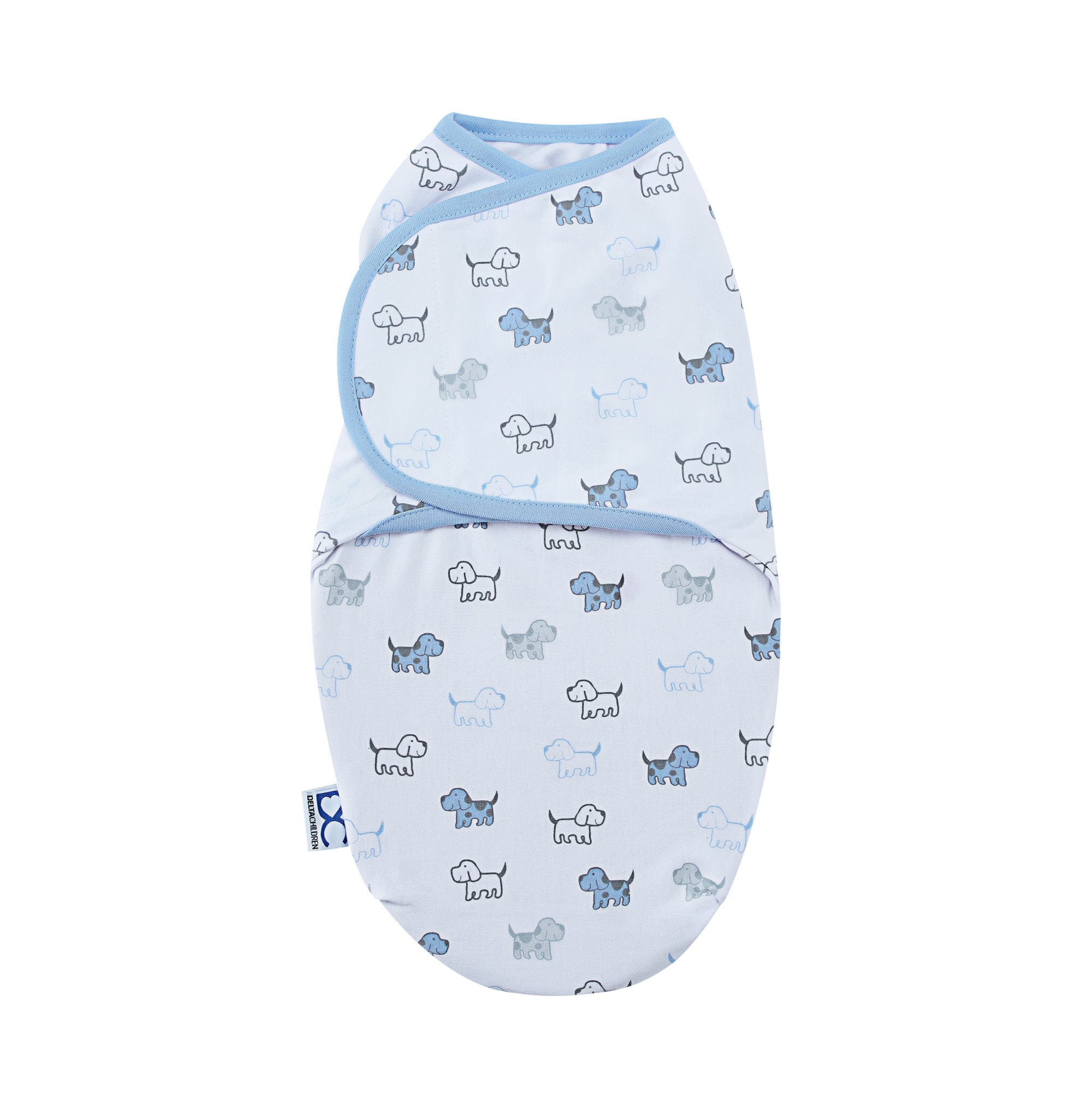 Little Lambs Adjustable Baby Swaddle Wrap - Large Size for Infants 3-6 Months (14-18 lbs) | Soft & Breathable Newborn Sleep Sack for Safe & Comfortable Swaddling