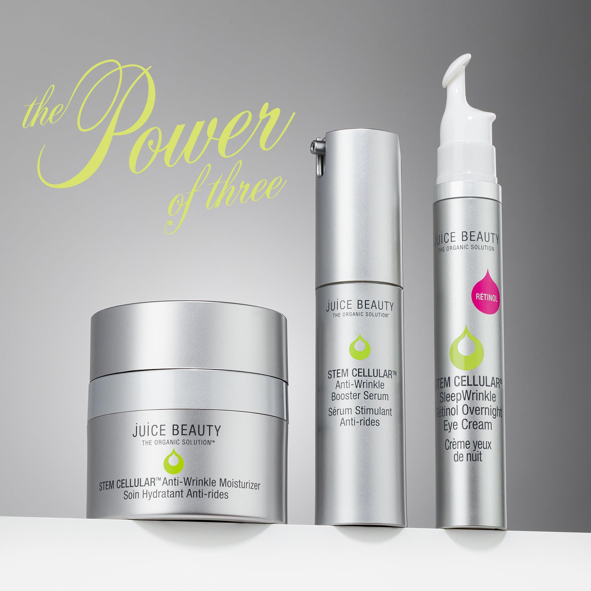 Overnight Anti-Wrinkle Cream Set - The Power of Three Dream Team for Youthful Skin | Nighttime Skincare Routine for Wrinkles & Fine Lines