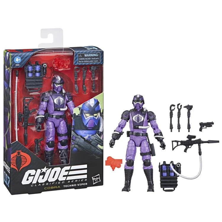 G.I. Joe Classified Series Techno Viper Action Figure - 6-Inch Collectible Military Toy with Accessories for Display & Play | Perfect for G.I. Joe Fans and Collectors