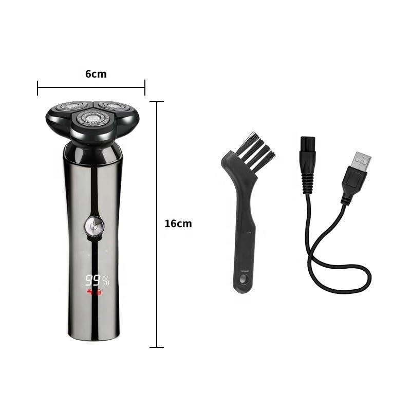 4D Waterproof Electric Head Shaver for Men - USB Rechargeable Bald Head Shaving Machine - Perfect for Travel, Gym & Home Grooming
