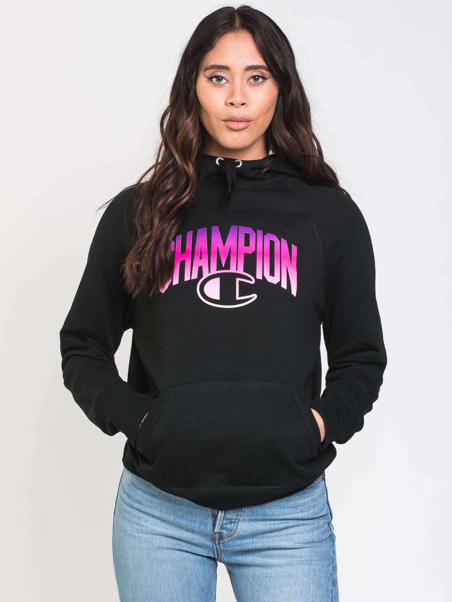 Champion Powerblend Ombre Pullover Hoodie - Soft & Stylish Sweatshirt for Men & Women | Perfect for Casual Wear, Gym, and Outdoor Activities