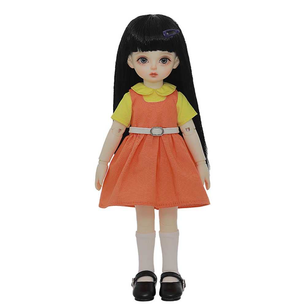 1/6 Scale 28cm Ball Jointed Doll (BJD) - Handmade Fashion Girl Doll with DIY Dress Up Outfits | Perfect Birthday Gift for Girls & Collectors | Role Play, Photography, Display