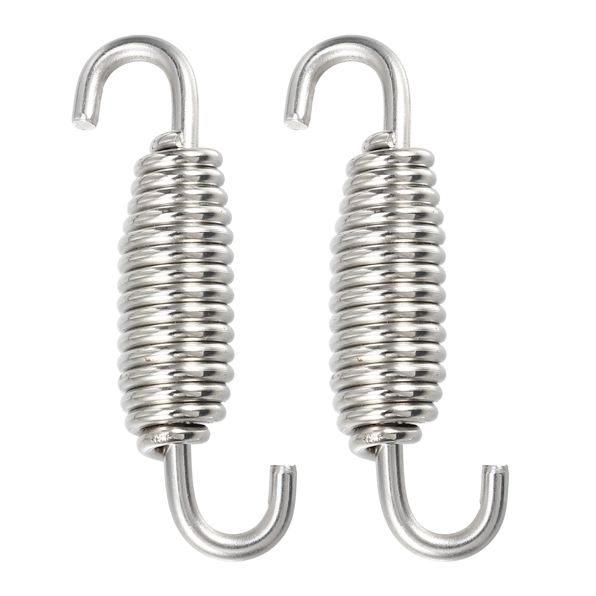 X AUTOHAUX 2 Pack Universal Motorcycle Exhaust Pipe Springs - 55mm (2.17