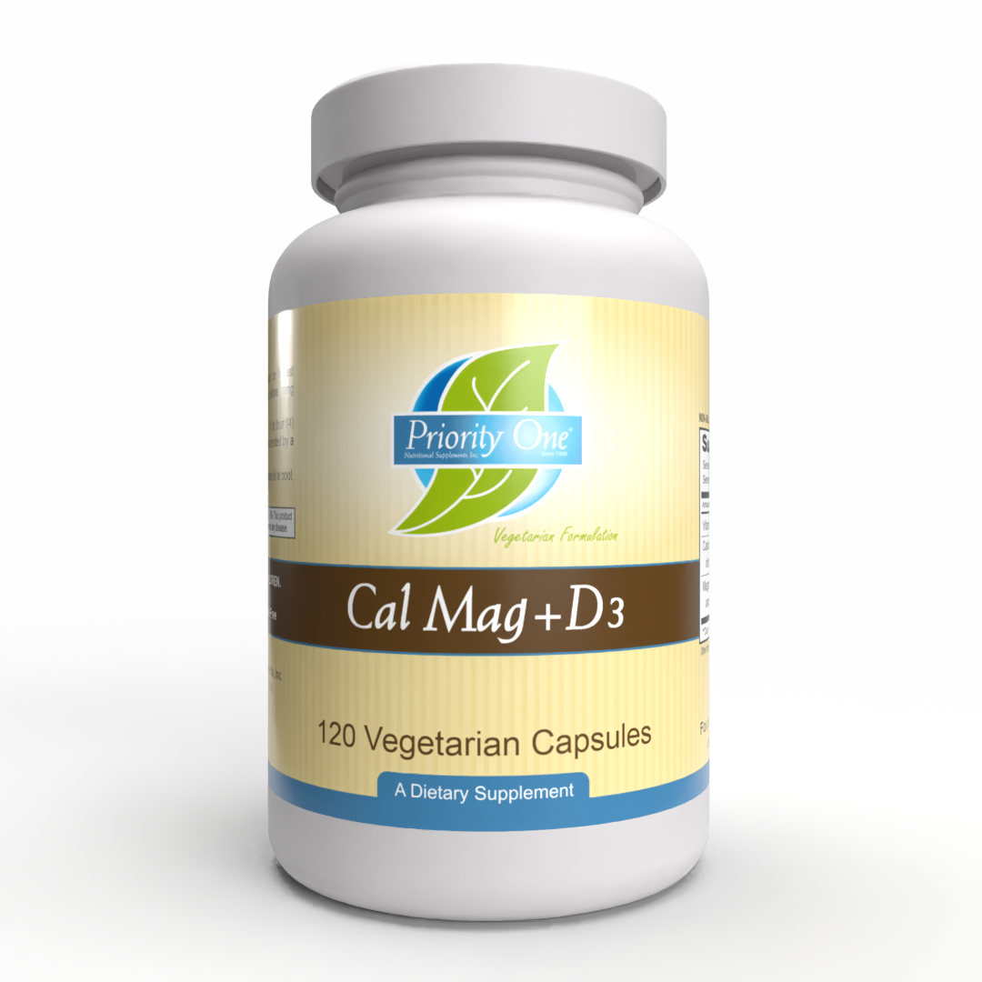 Calcium Magnesium Zinc with Vitamin D3 Supplement - 120 Vegetarian Capsules for Bone Health & Immune Support | Ideal for Adults & Seniors