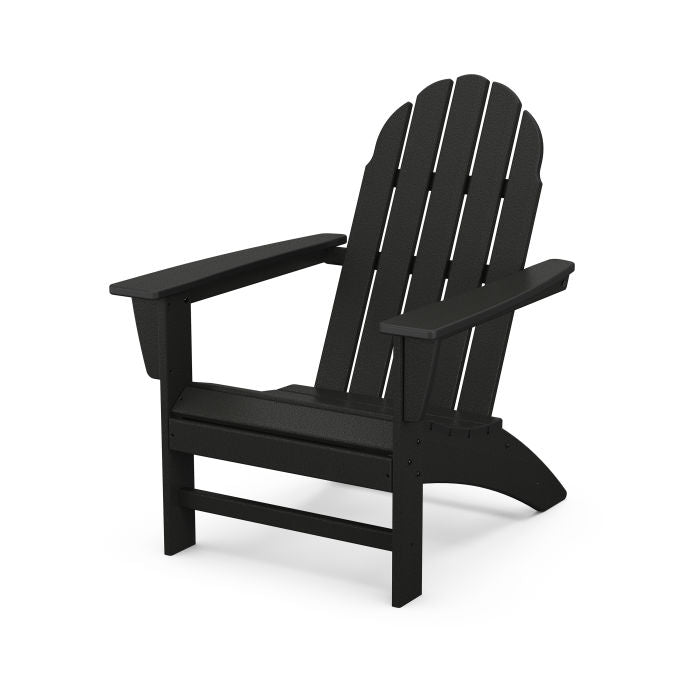 POLYWOOD Vineyard Adirondack Chair - All-Weather Outdoor Furniture for Patio, Garden & Poolside Relaxation | Durable Recycled Plastic Material