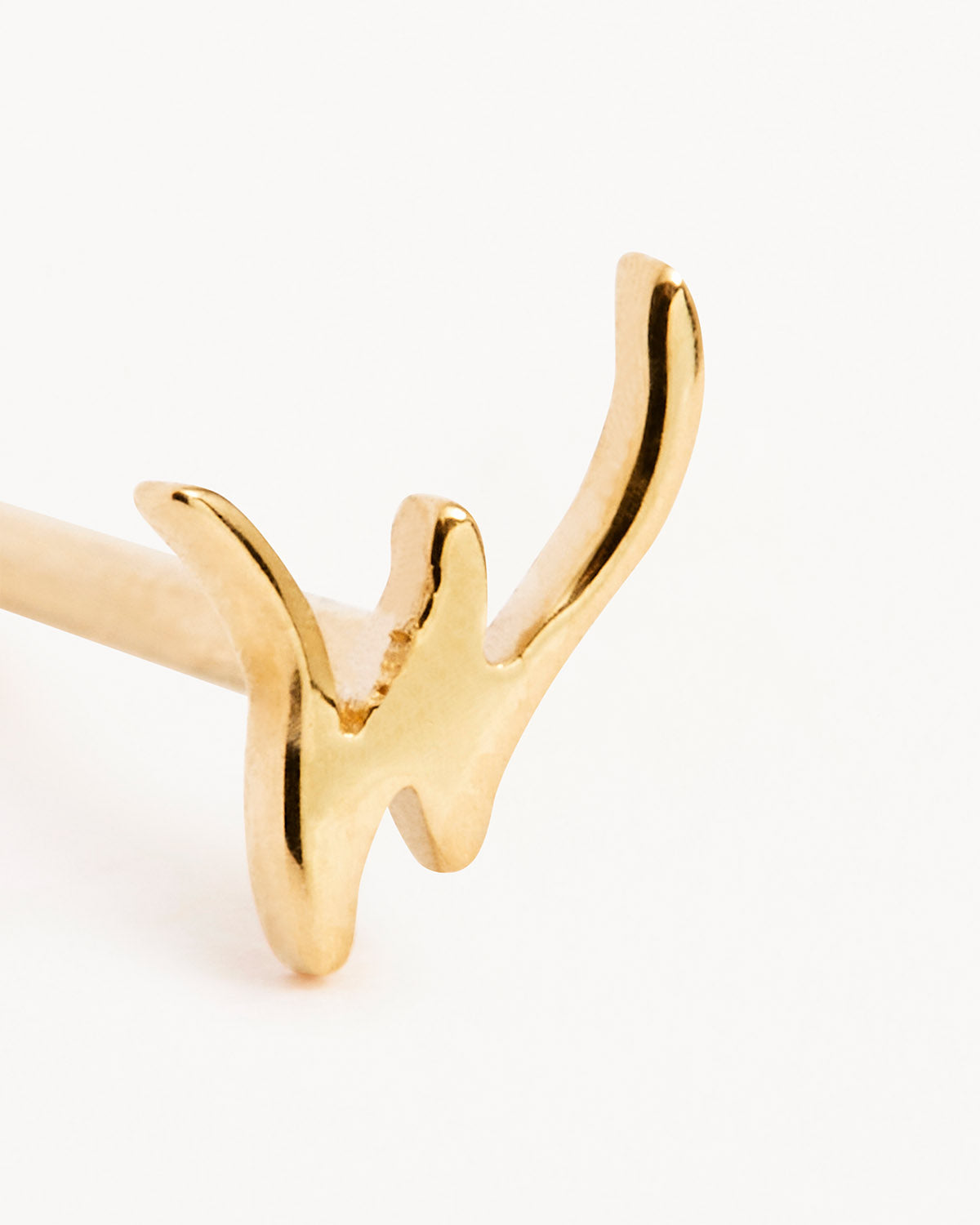 14K Solid Gold Love Letter Earrings - Dainty Romantic Jewelry for Women - Perfect Gift for Anniversary, Valentine's Day & Everyday Wear