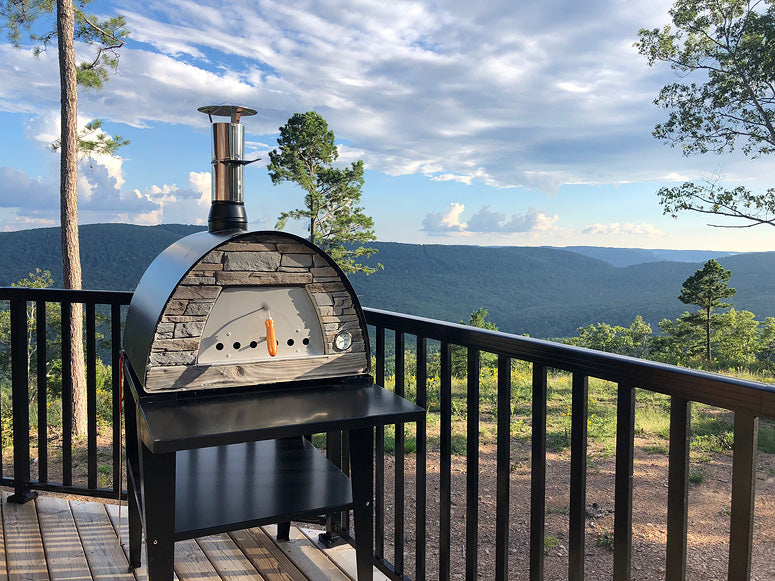 Maximus Mobile Pizza Oven - Portable Outdoor Pizza Maker for Camping, Backyard & Tailgating | Black | Best Seller | Perfect for Picnics, Parties & RV Trips
