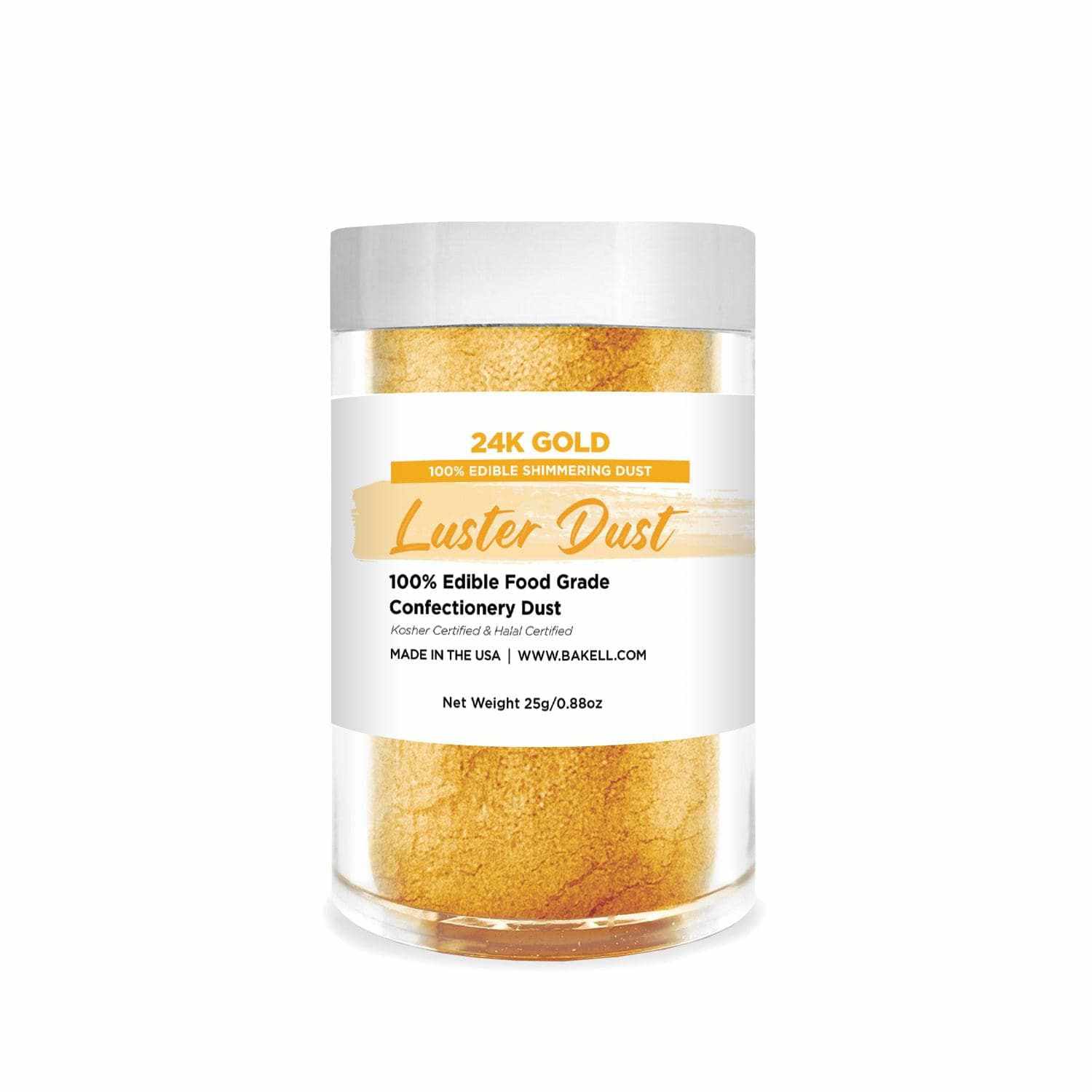24K Gold Luster Dust Edible for Cake Decorating - Premium Food-Grade Gold Powder for Baking, Desserts, Cupcakes & Chocolate - Perfect for Wedding Cakes, Birthday Parties & Special Occasions