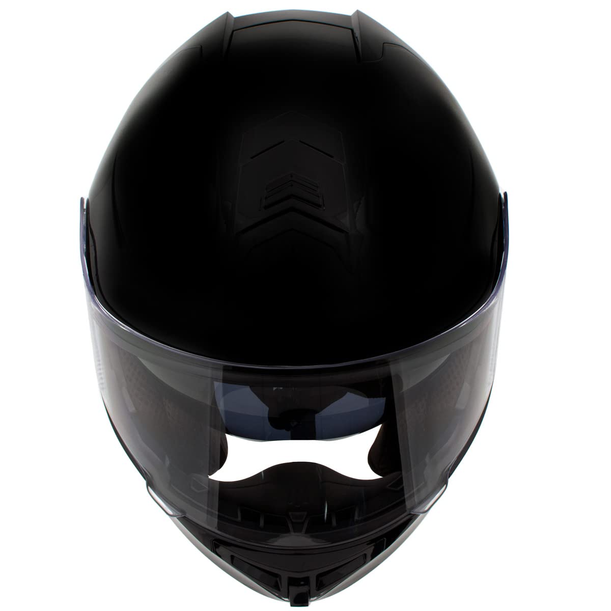 Milwaukee H7000 Glossy Black Modular Full Face Motorcycle Helmet with Bluetooth - Wireless Music Streaming & Hands-Free Calls - DOT Approved - Small Size - Perfect for Commuting & Adventure Riding