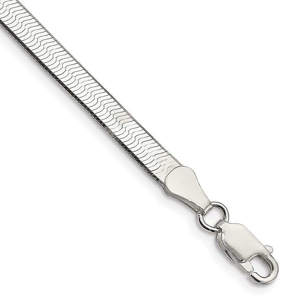 4.5mm Sterling Silver Magic Herringbone Chain Bracelet for Women - Elegant Jewelry Gift for Everyday Wear & Special Occasions
