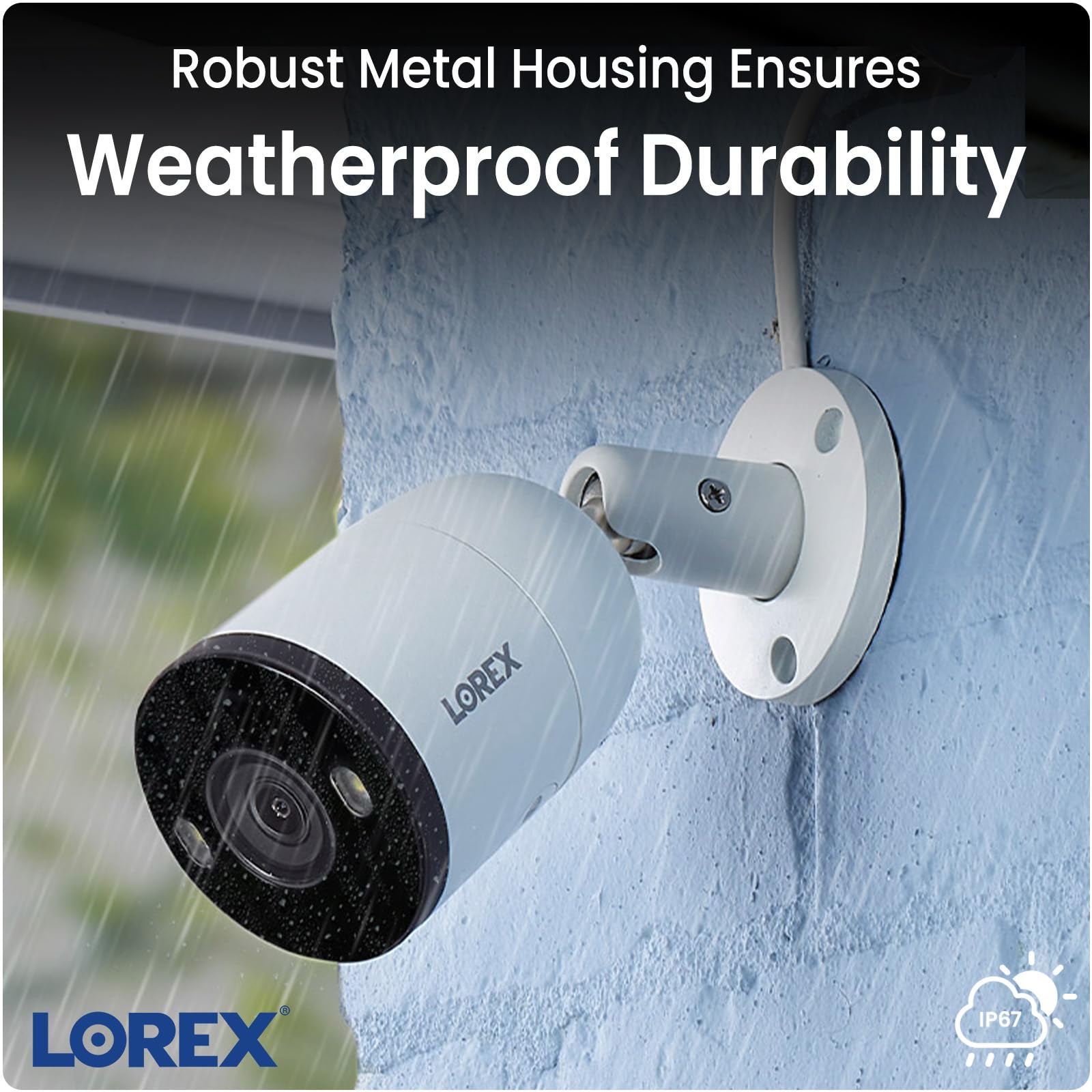 Lorex Fusion 8-Channel Wired Security Camera System with 4K PoE Cameras & 3TB NVR - Smart Home Surveillance with Motion Detection, Warning Light, Siren & Two-Way Audio - Ideal for Home & Business Security Monitoring Day & Night