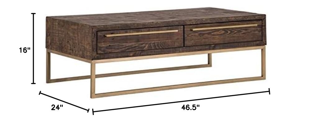 Home Square 2-Piece Living Room Set - Smokey Taupe Lamp Table & Coffee Table | Modern Side Table & Cocktail Table for Living Room, Bedroom, or Office Decor