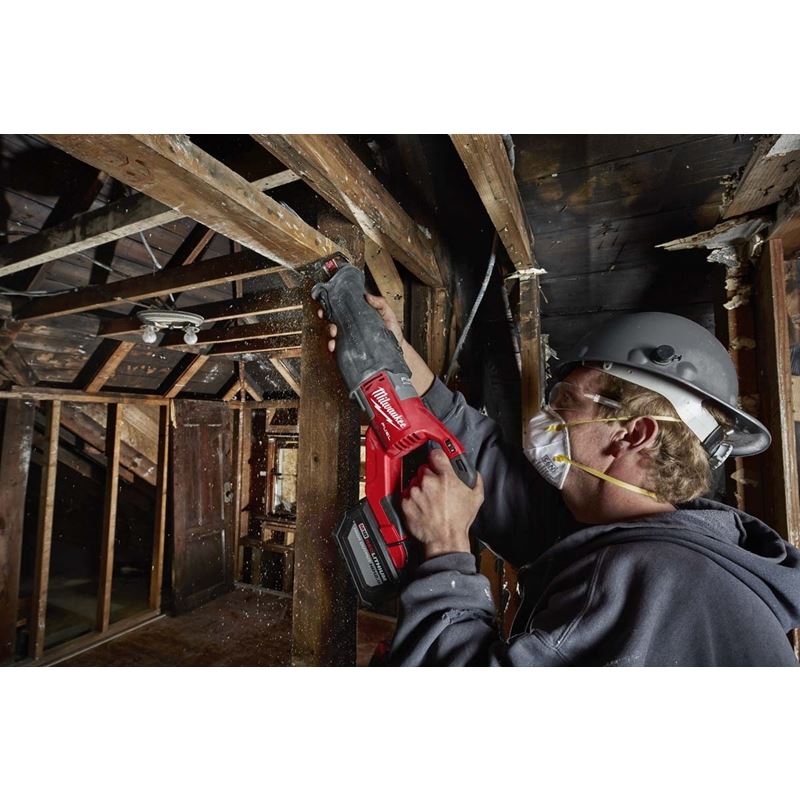 M18 FUEL 18V Brushless Cordless Reciprocating Saw (Tool Only) - Powerful Cutting Tool for Demolition, Metal Cutting, and Woodworking Projects