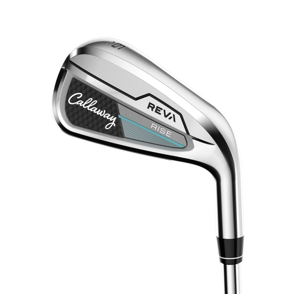 Callaway REVA Rise Women's Golf Iron Set - Premium Ladies Golf Clubs for Improved Distance & Accuracy | Perfect for Beginners & High Handicap Players on the Course