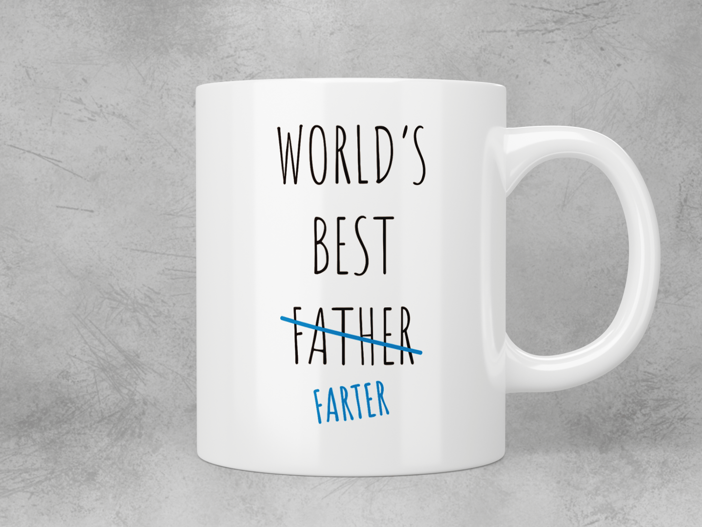 Best Dad Ever Funny Coffee Mug - World's Greatest Father (Farter) Gift Idea - Perfect for Father's Day, Birthday & Office Use