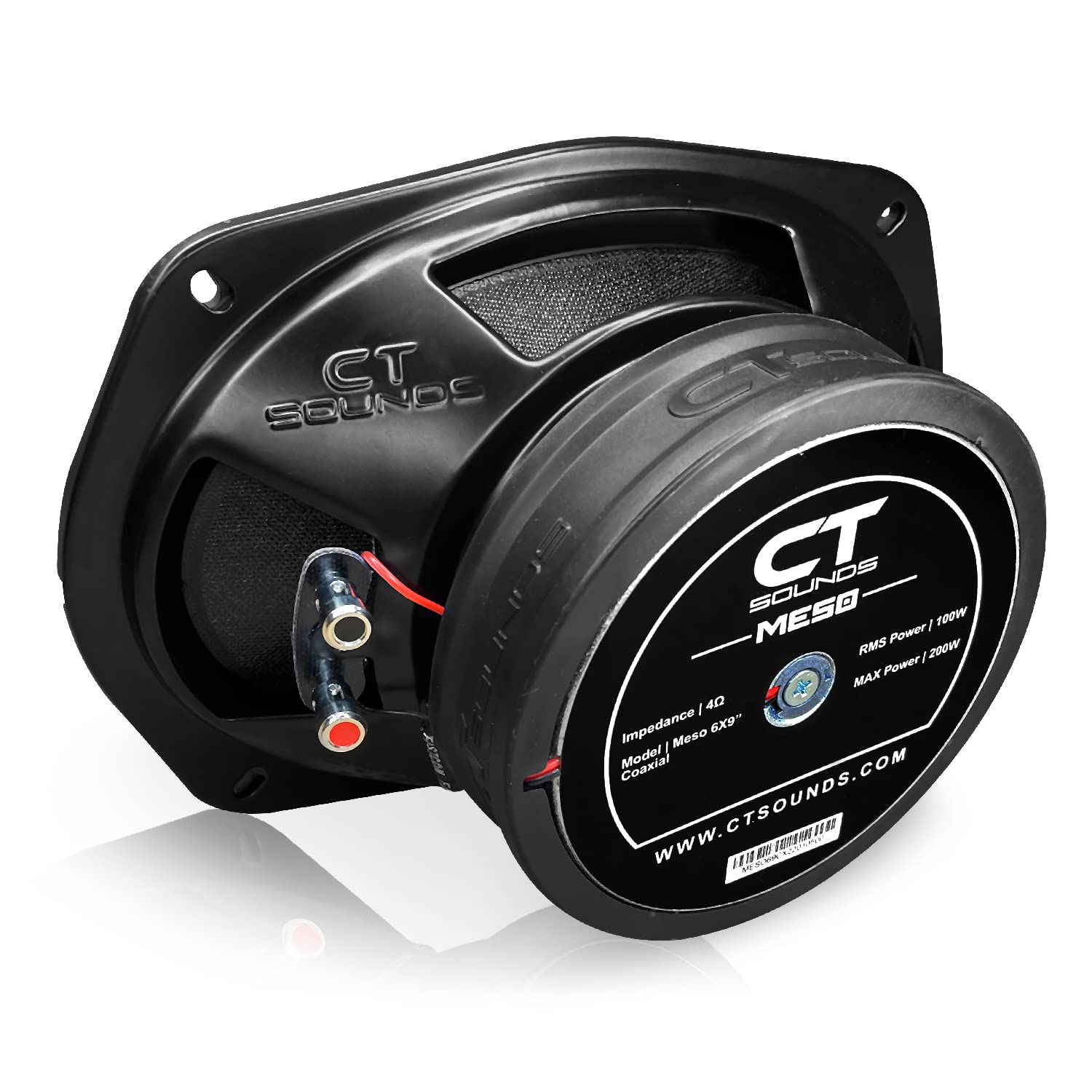 CT Sounds Meso 6x9” 400 Watt 2-Way Premium Coaxial Car Speakers - High Performance Audio for Cars, Trucks & SUVs - Perfect for Upgrading Factory Sound Systems & Enhancing Road Trip Music Experience