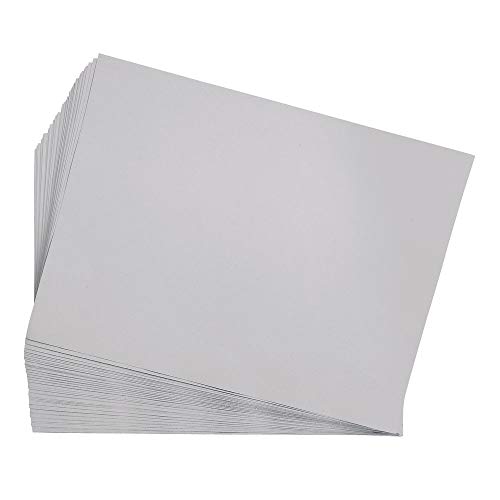 Heavyweight Gray Construction Paper, 12x18 Inches, 50 Sheets - Ideal for Kids Art, Painting, Coloring, Drawing, and DIY Crafts | Perfect for School Projects, Scrapbooking, and Creative Art Activities