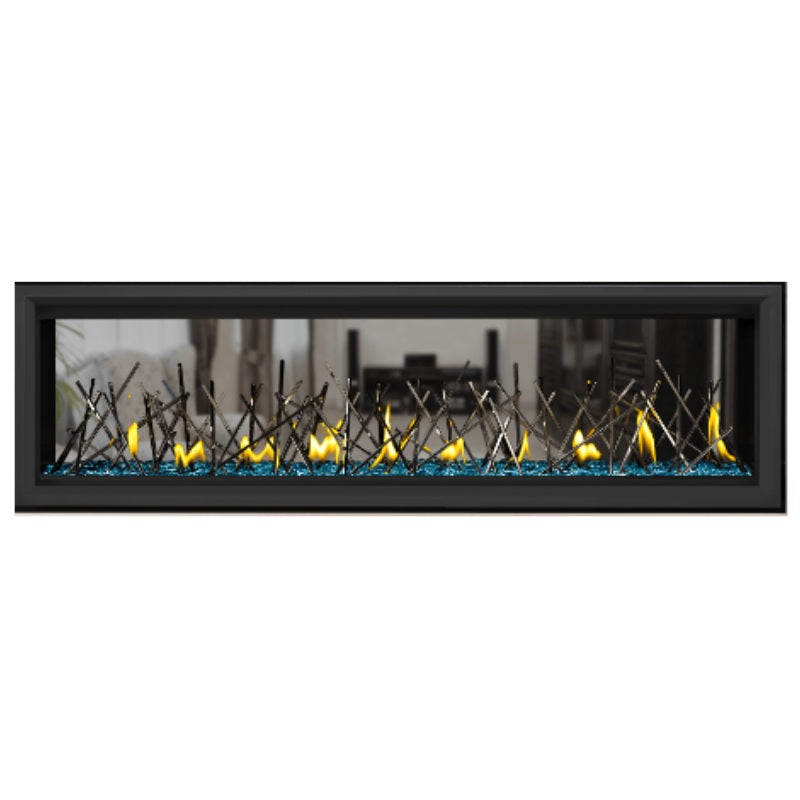 Napoleon Vector 62 See Through Linear Direct Vent Gas Fireplace - LV62N2 | Modern Home Heating Solution for Living Rooms & Patios