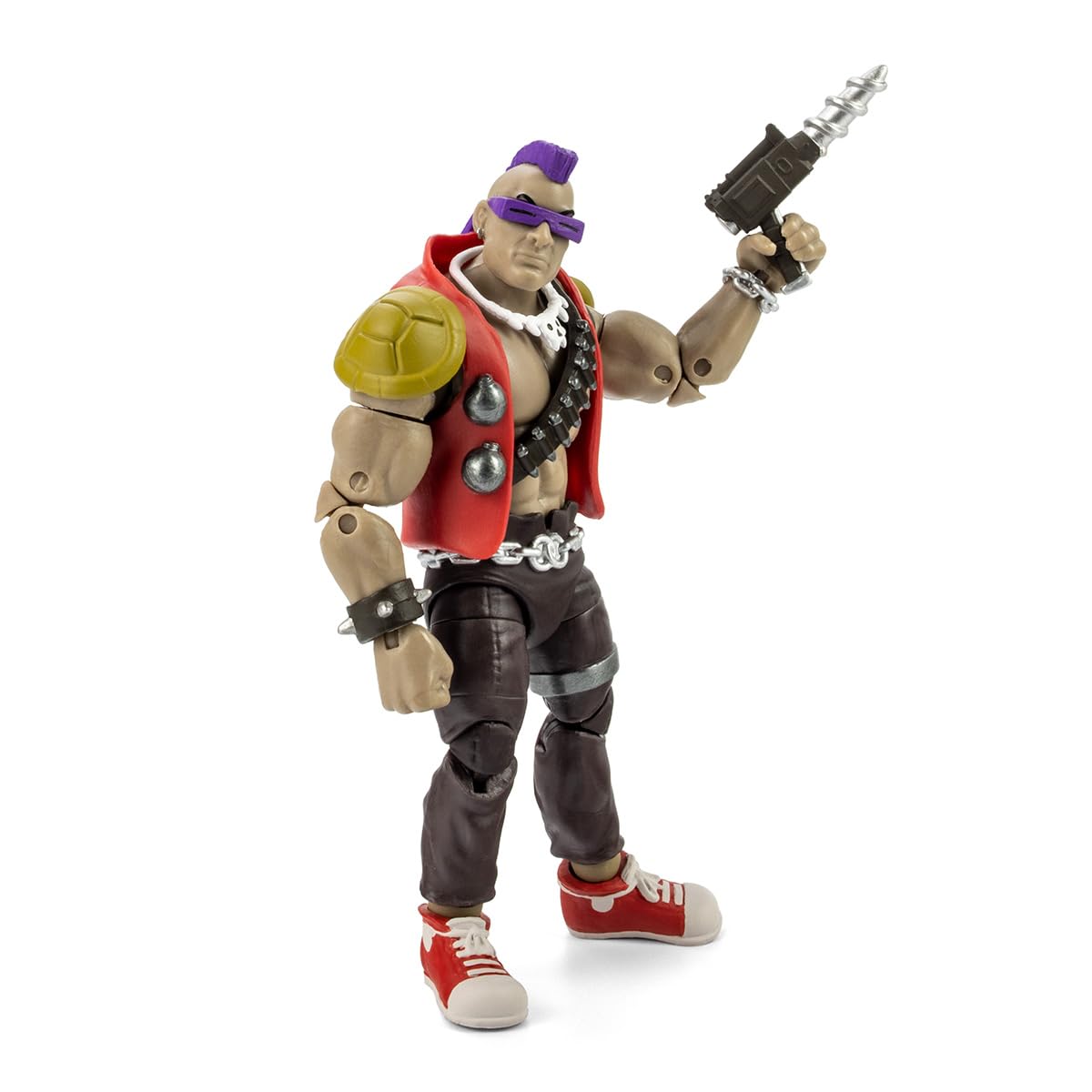 Teenage Mutant Ninja Turtles BST AXN Bebop 5-Inch Action Figure with Accessories - Collectible TMNT Toy for Kids & Adults - Perfect for Display, Play & Gifts