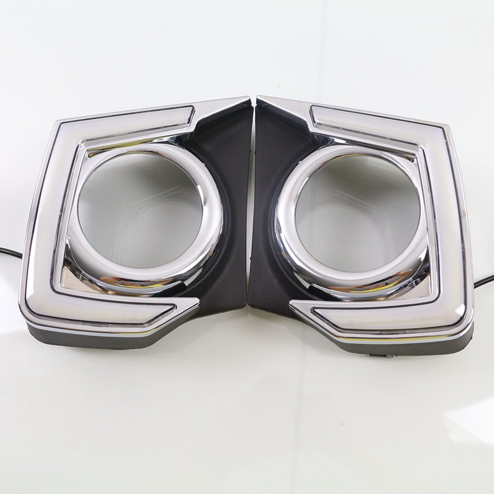Mitsubishi L200 Triton LED Daytime Running Lights DRL (2015-2019) - 6000K White LED Front Bumper Lights - Perfect for Off-Roading & Night Driving Safety