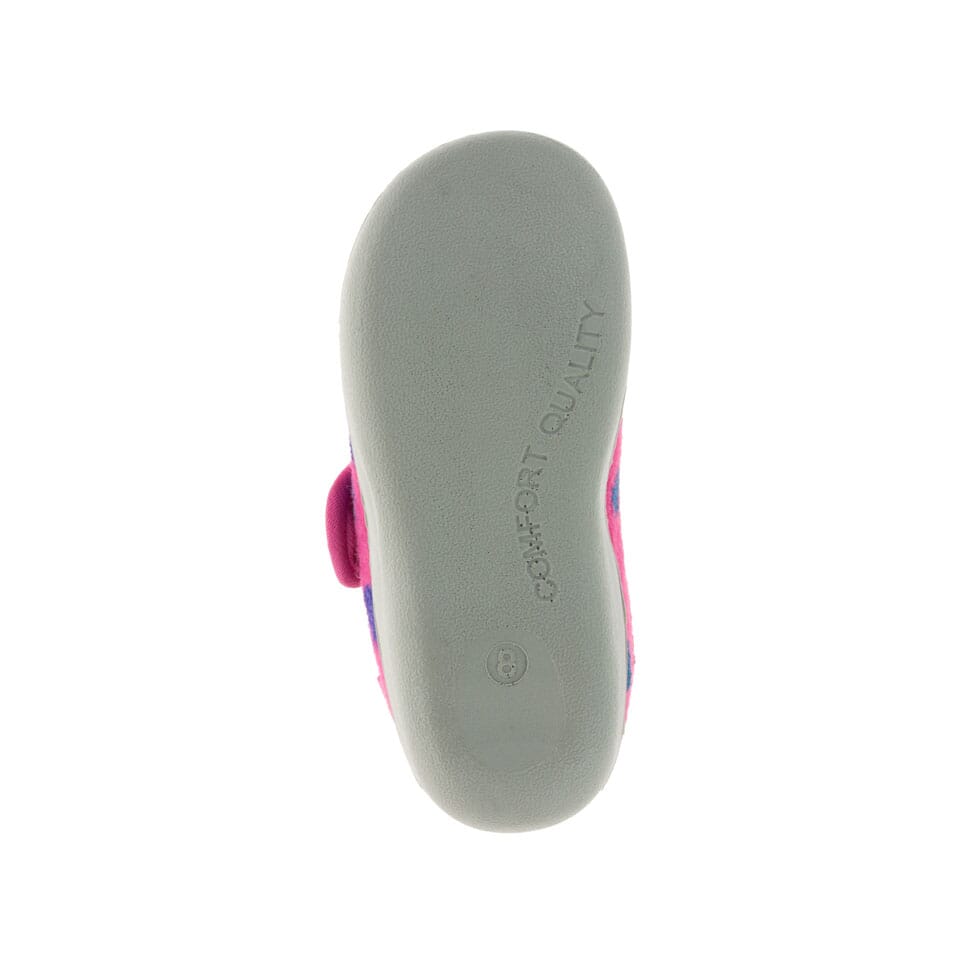 Kamik Pink CozyLodge Kids' Slippers - Warm Fleece-Lined Indoor/Outdoor House Shoes for Girls & Boys - Perfect for Winter, Home, School & Playtime