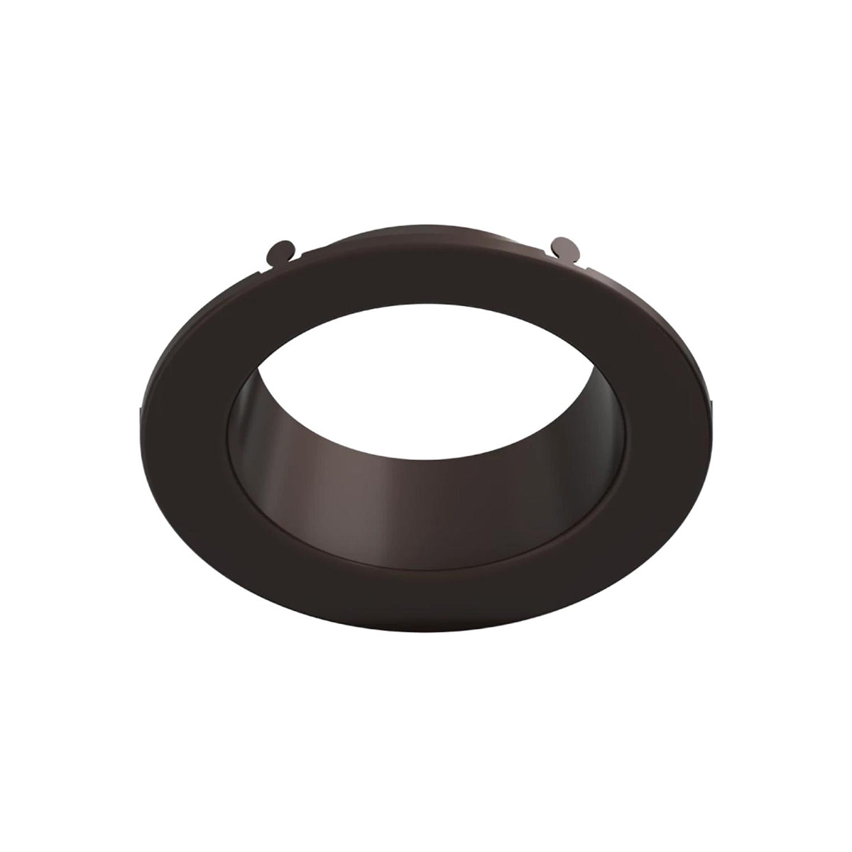 4 Inch Round Trim for Commercial Downlights - Smooth Bronze Finish - Perfect for Office, Restaurant & Retail Lighting