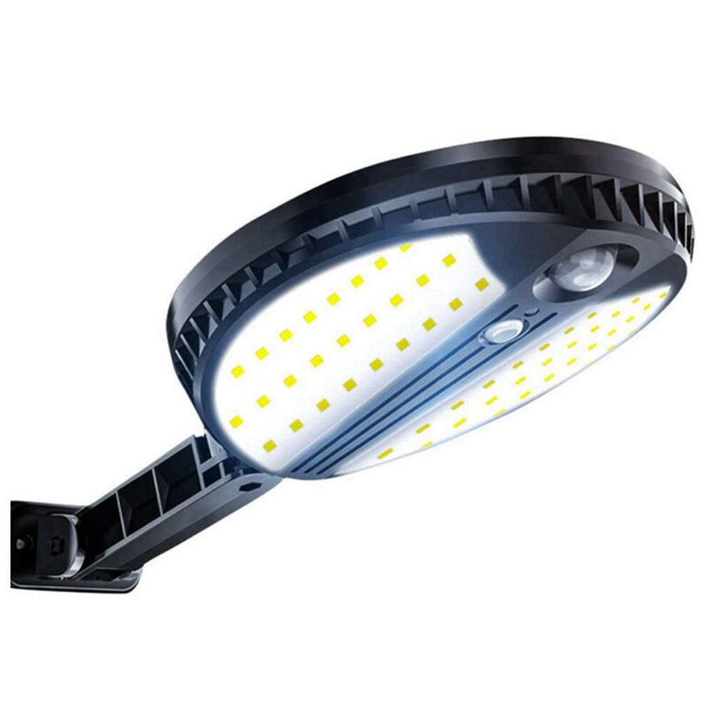**70LED Solar Powered Outdoor Security Light - Waterproof Garden Lamp with Motion Sensor, Black - Perfect for Christmas Tree Lighting, Pathway & Backyard Safety**