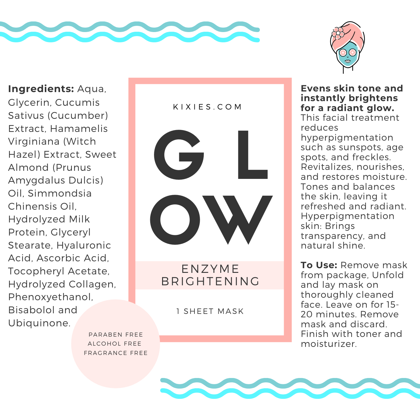 Brightening Enzyme Face Mask for Glowing Skin - Exfoliating & Revitalizing Treatment for Dullness & Uneven Tone - Perfect for Daily Skincare Routine & Spa Nights