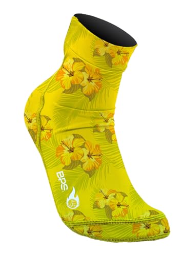 Hibiscus Yellow With Rubber Grip Soles