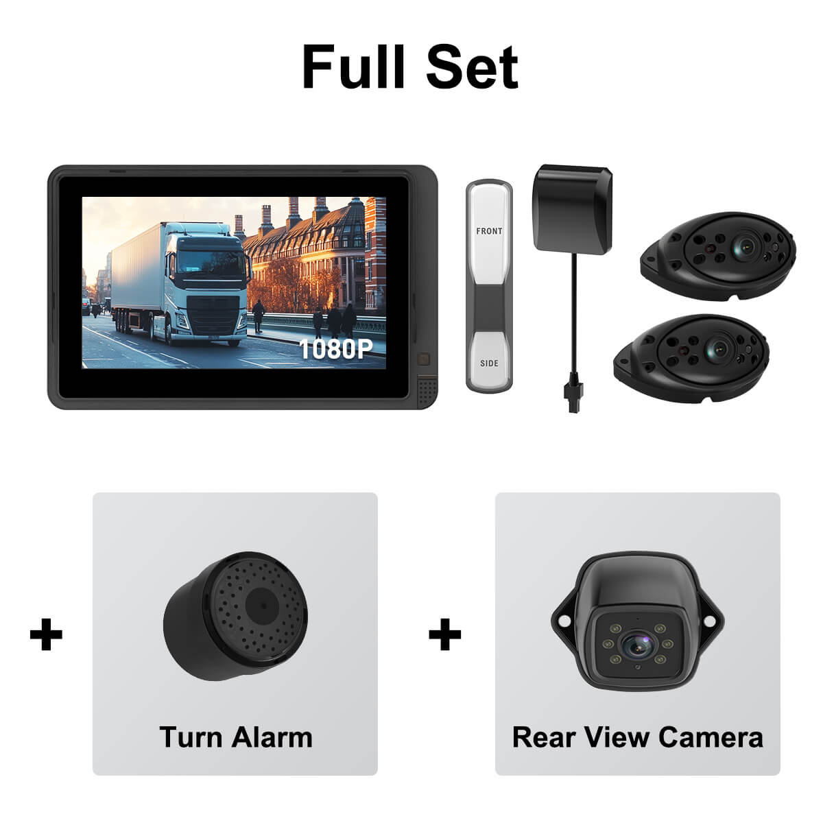 AUXITO Progressive Safe System DVS Kit 2024 - Advanced 0.2s Detection for HGV Safety Compliance | Perfect for Urban Delivery Trucks & Construction Vehicles
