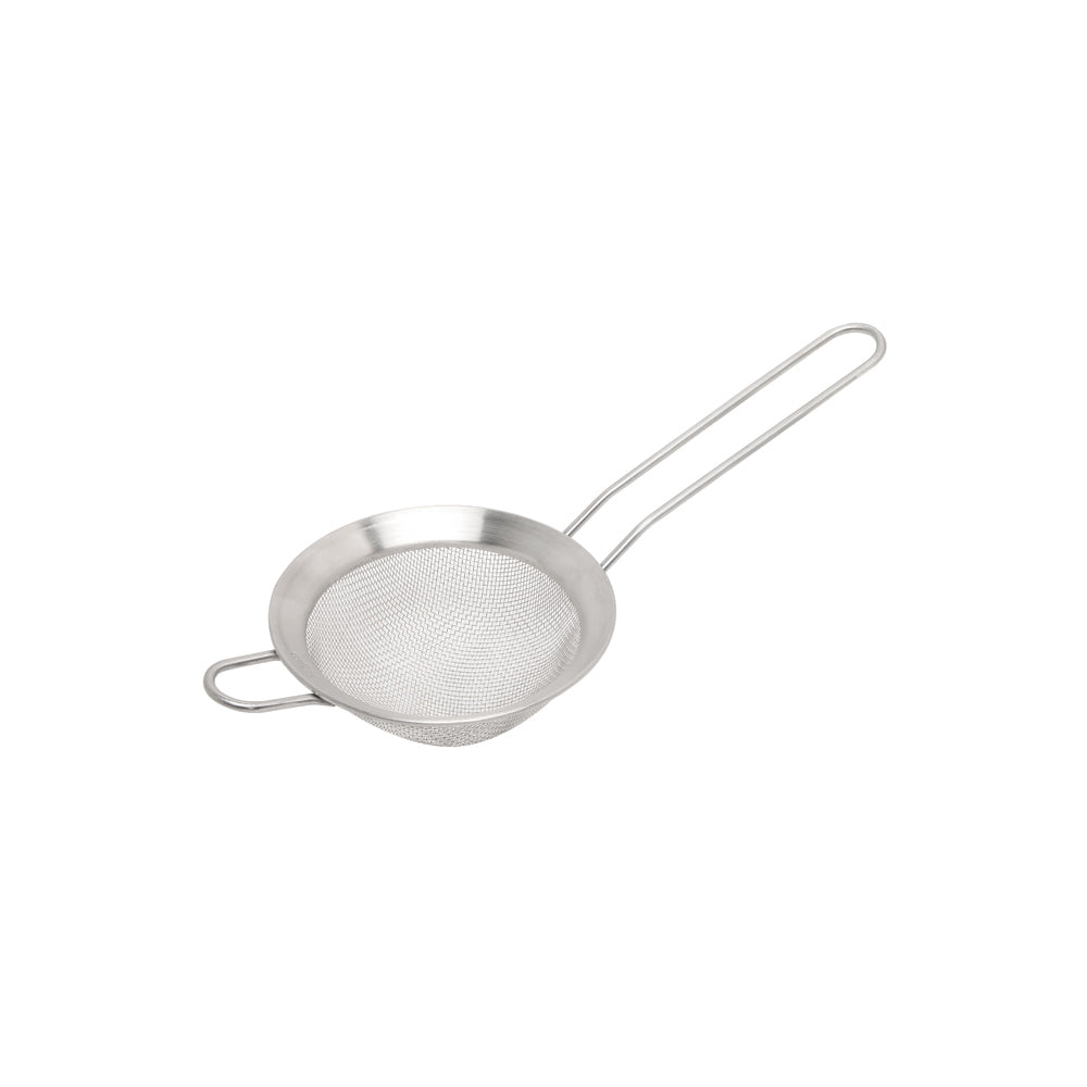 10cm Stainless Steel Kitchen Strainer - Fine Mesh Colander for Pasta, Vegetables, and Fruits - Perfect for Draining, Washing, and Serving