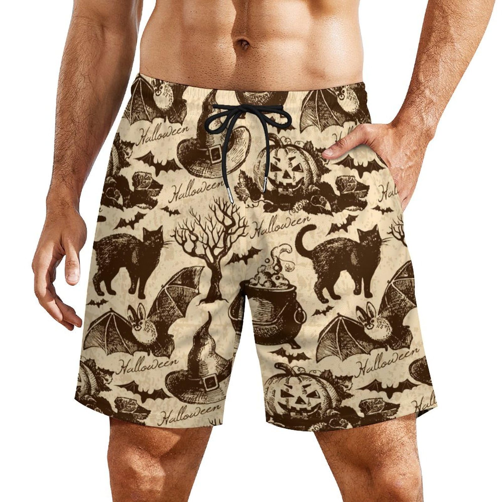 **Supdreamc Men's Swim Trunks with Compression Liner - Quick Dry Swimming Shorts for Beach, Pool & Sports - Sizes S-3XL**