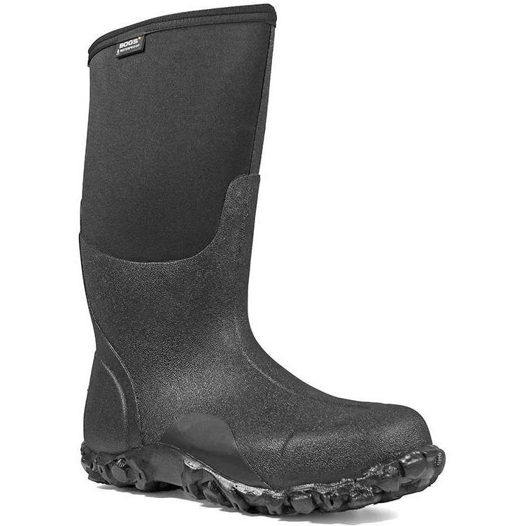 BOGS Classic High Men's Waterproof Insulated Winter Boots - Black - Final Sale - Perfect for Hiking, Snow, and Outdoor Work