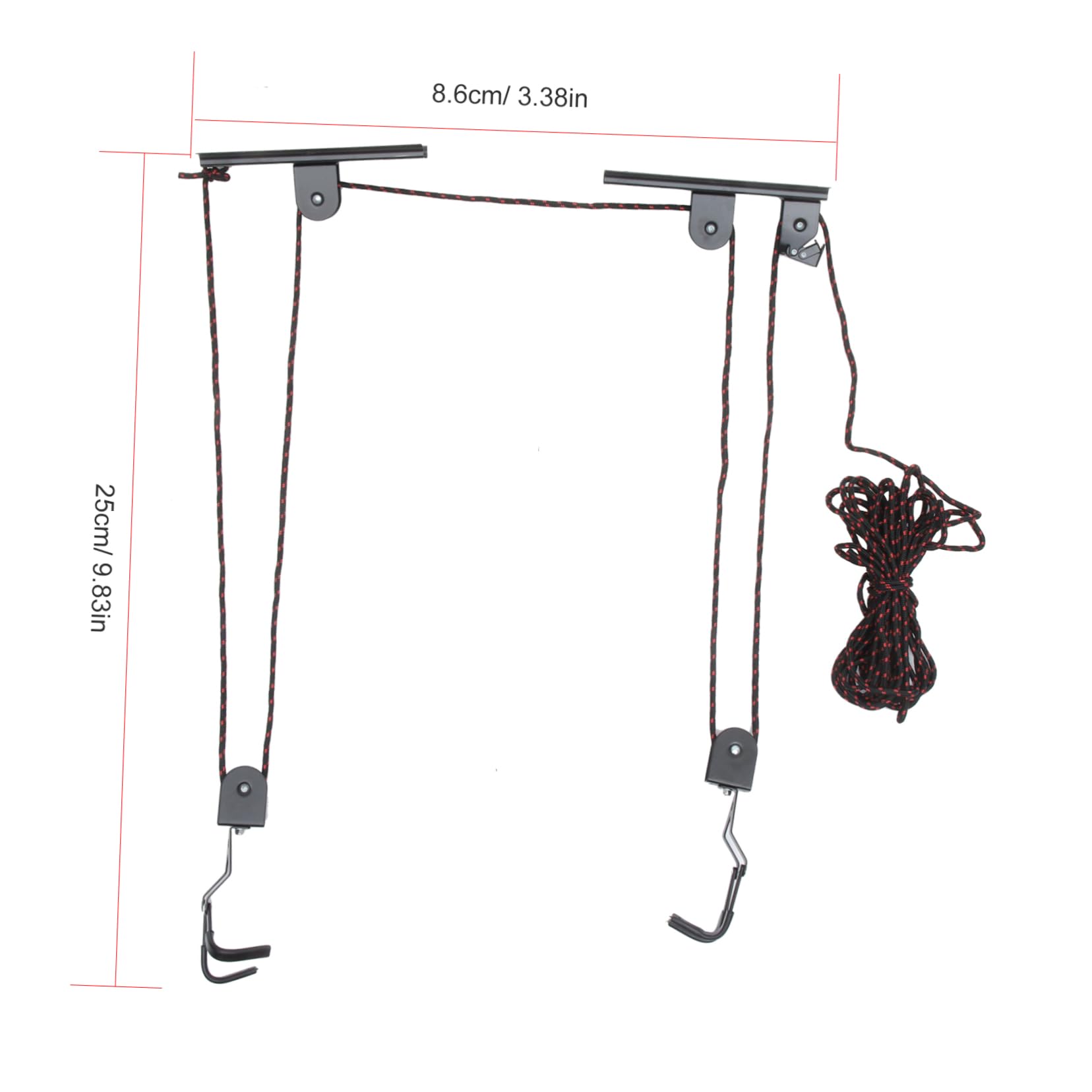 Best Bike Wall Hanger & Ceiling Mount Bike Rack - Heavy Duty Garage Storage Lift Hoist for Bicycle Organization | Perfect for Small Spaces, Apartment & Home Garage Storage