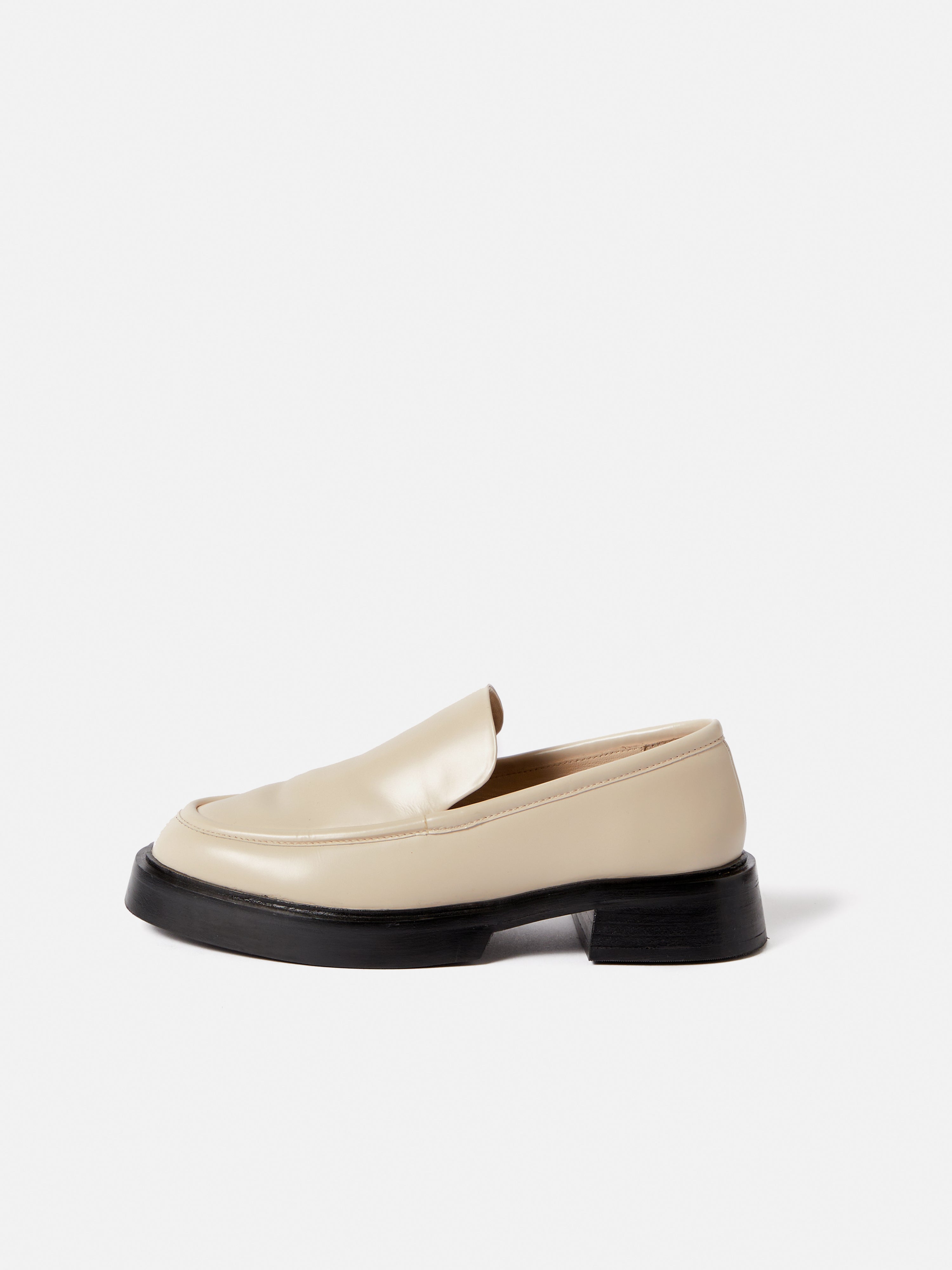 Premium Wickham Loafer Shoes for Men - Soft Genuine Leather Slip-On Loafers in Cream Color - Perfect for Business Casual, Office Wear & Weekend Outings
