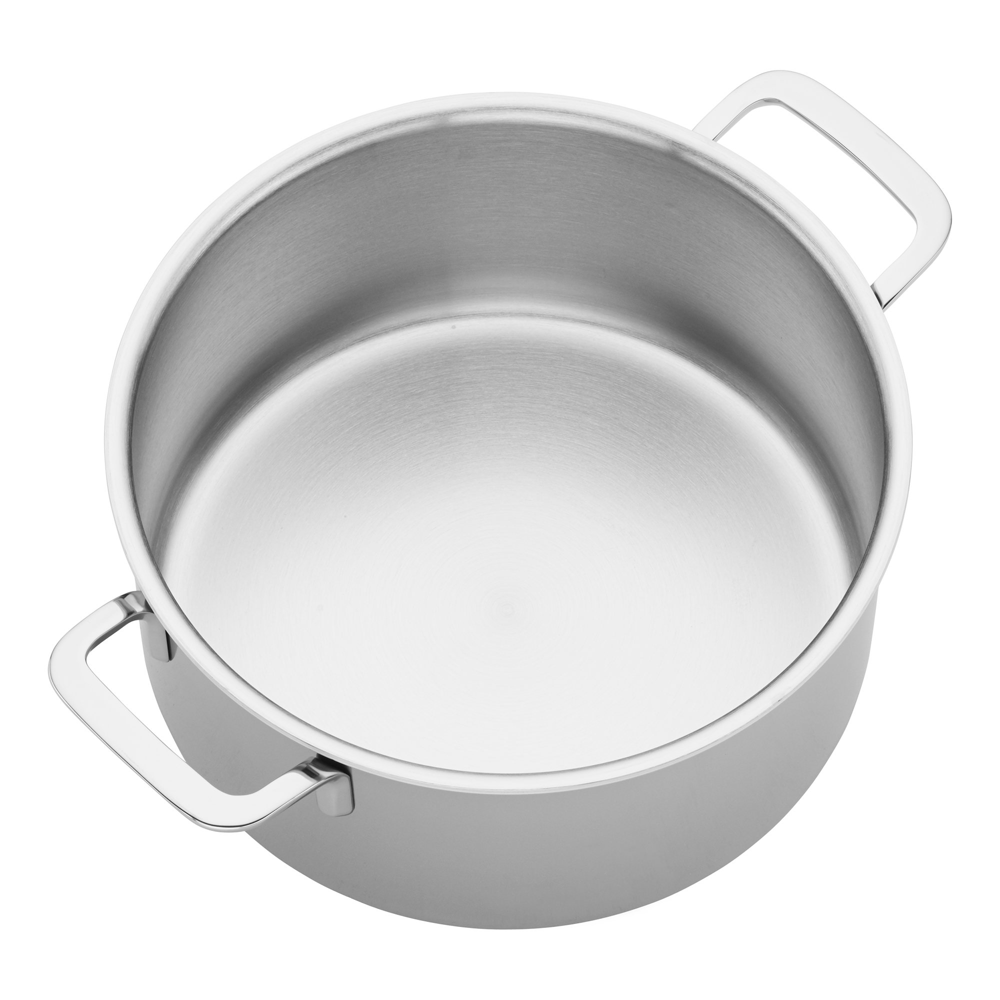 Demeyere 5-Plus Premium Stainless Steel 5.5-Quart Dutch Oven with Lid - Heavy Duty Cookware for Braising, Stewing & Baking - Perfect for Stovetop, Oven & Serving Dishes