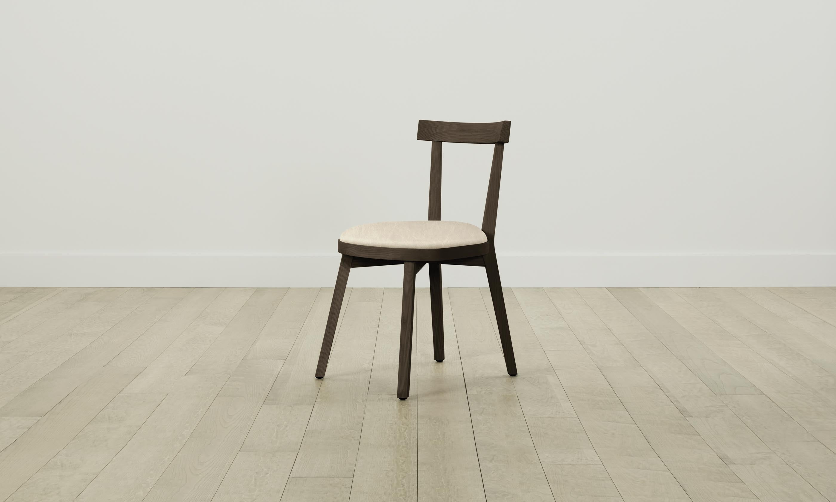 Allen Dining Chair - Premium Tuscan Leather Bisque Upholstery for Elegant Home & Restaurant Seating - Perfect for Dining Rooms, Kitchens & Office Spaces