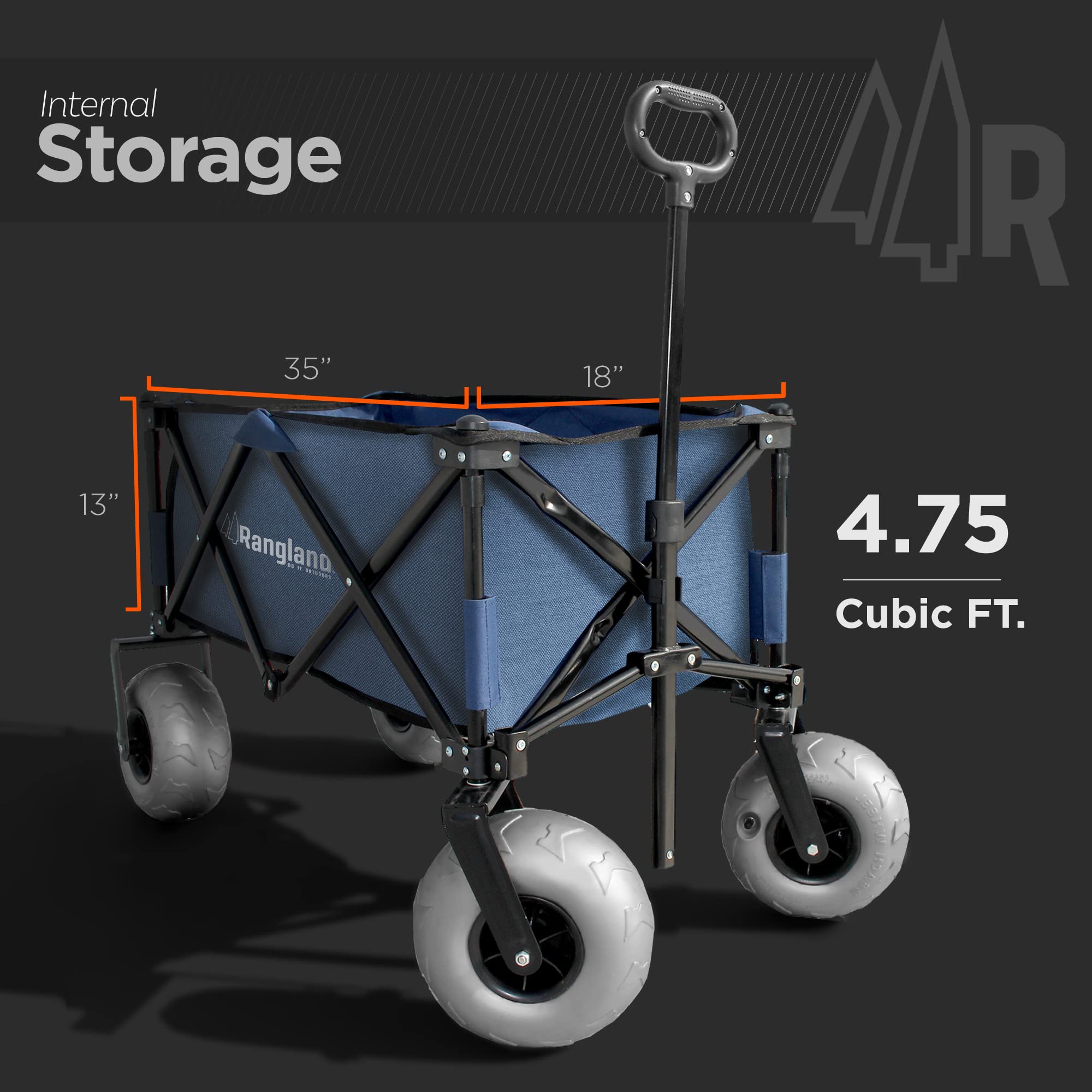 All-Terrain Beach Wagon with 9