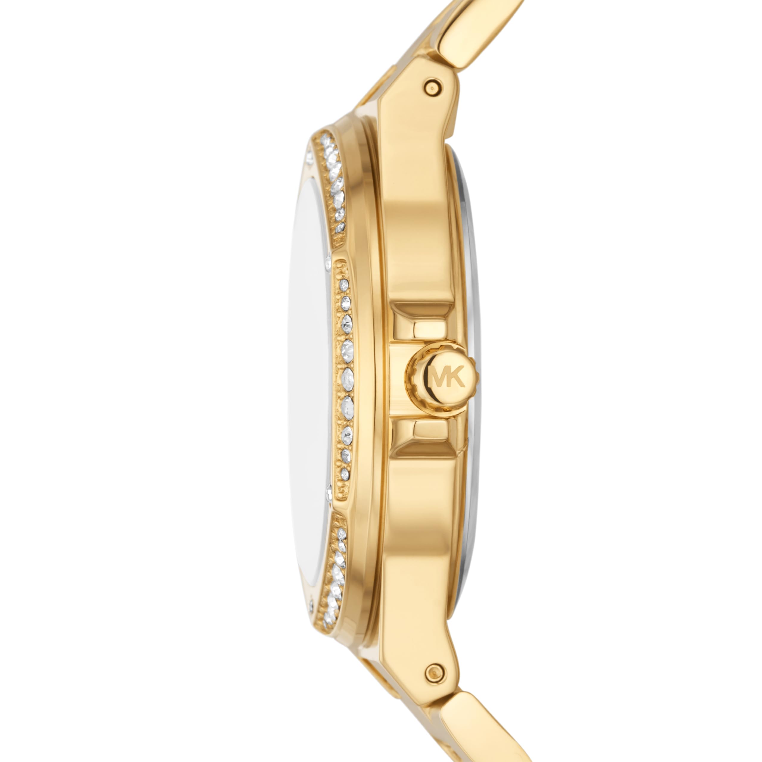 Michael Kors Lennox Women's Watch - Stainless Steel Fashion Watch with Interchangeable Steel/Silicone Band | Elegant Timepiece for Work, Parties & Everyday Wear