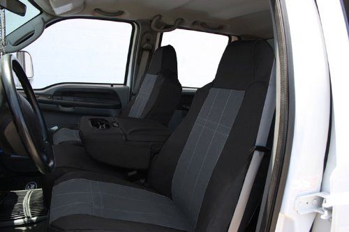 DuraPlus Seat Covers for 2011-2014 Volkswagen Golf - Front Bucket Seats, Charcoal Insert with Black Trim | Waterproof & Anti-Slip Car Seat Protectors for Daily Commute & Road Trips