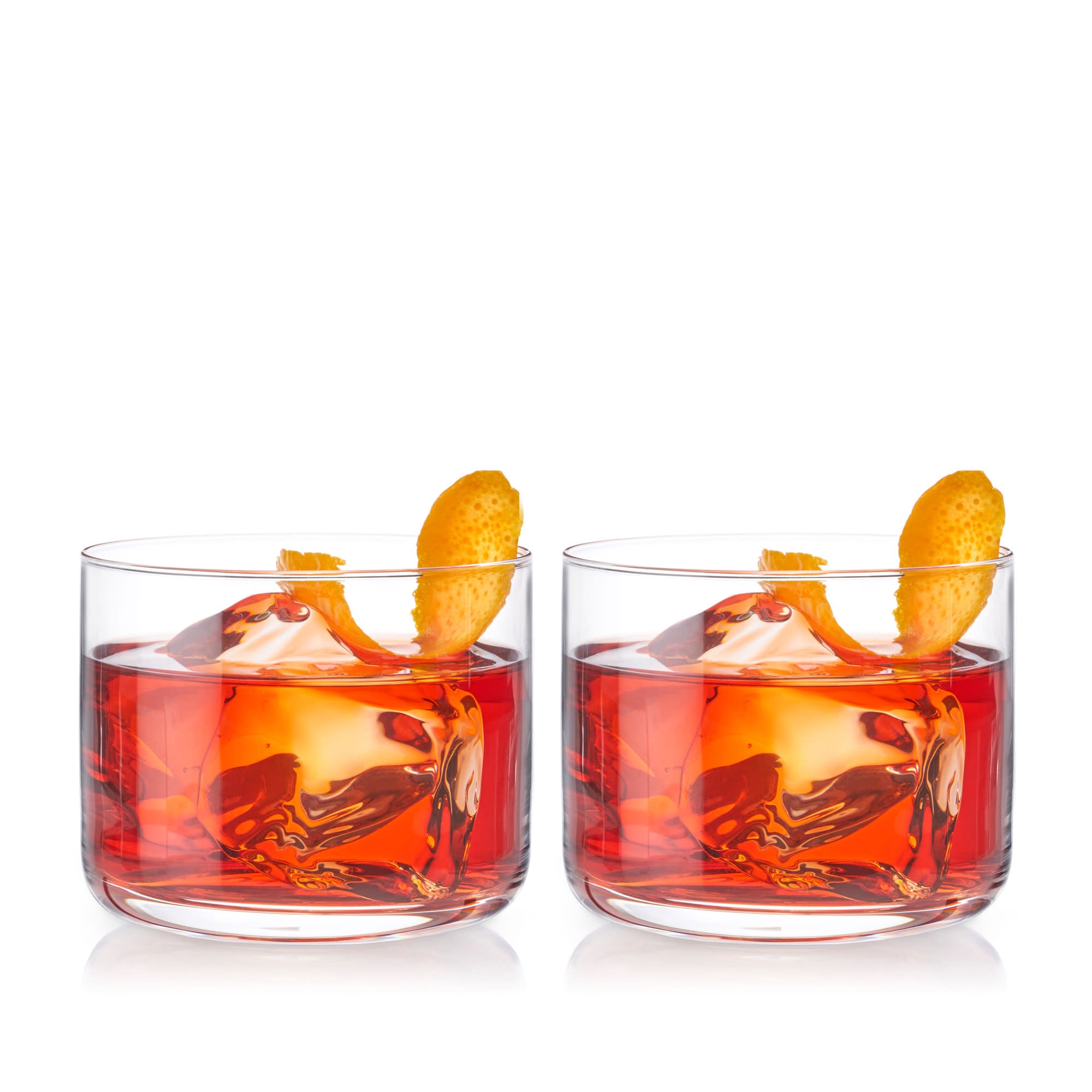 Raye Crystal Negroni Glasses Set of 2 - Elegant Cocktail Glasses for Negroni, Martini & Whiskey - Perfect for Home Bar, Dinner Parties & Gifts